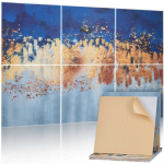 Akustinės Plok&scaron;tės 70.87 x 47.24 cm, Garso Izoliacinės Sienų Plytelės, Lipnios Dekoratyvinės Garso Slopinimo Plok&scaron;tės, Namų Biuro Studijai, Žaidimų Kambariui, Pastelinė Spalva