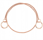 Show Tech Rose Gold gyvatės grandinėlė &ndash; Eleganti&scaron;ka 65 cm ilgio, poliruotos apdailos vitrinos grandinėlė