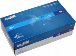 EasyCARE vienkartinės nitrilo pir&scaron;tinės, be miltelių, nesterilios, mėlynos, XL dydis, 100vnt.