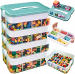 Keturių auk&scaron;tų dėžė LEGO žaislams