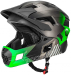 Rockbros TS-61 10110061003 Vaiki&scaron;kas dviračio &scaron;almas su nuimamu smakru, S dydis (48-54) - Žalias