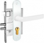 Kurzemes Įleidžiama spyna Rita 404Z-35809/2 balta, be mechanizmo, 55 mm