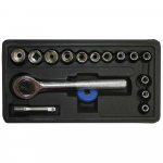 Beast Galvučių veržliarakčių rinkinys dėkle 1 4 4-13mm 17gb