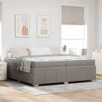 Lova Lovos rėmas su čiužiniu Taupe 200 x 200 cm audinys