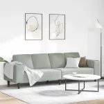 Svetainės sofa &Scaron;viesiai pilka 250 x 77 x 76 cm