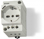 Finder Universalus modulinis lizdas su LED diodu, skirtas DIN bėgeliui RAL7035 7U.00.8.230.0000