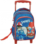 Smurfų kaimo riedanti darželio kuprinė, krep&scaron;ys 30 cm
