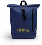 Tamsiai mėlyna kuprinė Trispalvė Lietuva