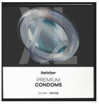 Satisfyer Premium klasės latekso prezervatyvai 60 mm, 100 vnt.
