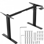 Vevor Elektrinis reguliuojamas stalo rėmas 70-117 cm juodas