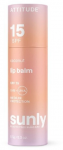 Attitude Mineral protective lip balm with coconut scent SPF 15 (Lūpų balzamas) 8.5 g lūpų balzamas Moterims