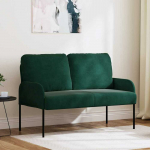 Sofa Sofos su pagalve 110cm Tamsiai žalia fanera