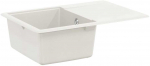 Kriauklė Balta 670 x 460 mm 80% Kvarcas ir 20% Derva