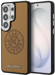 Karl Lagerfeld Perforuotas KL MagSafe dėklas, skirtas &bdquo;Samsung Galaxy S26 Ultra&ldquo;, rudas