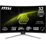 Žaidimų Monitorius MSI MAG 325CQRXF E2- Matinis 32" WQHD 2560 x 1440 / VA / 240Hz / 0.5ms / HDMI 2.0 / DP / USB 3.0 / USB Type-C - RENEW (Atnaujinta)