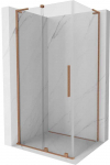 Du&scaron;o kabina Mexen Velar L, 120 x 110 cm, Brushed copper/Transparent