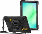 Crong Defender Plus - Rugged dėklas Samsung Galaxy Tab A11+ 10.9" juodos spalvos