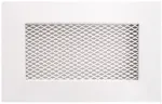 Židinio grotelės Hearth x 17 cm x 11 cm, plienas, balta sp.