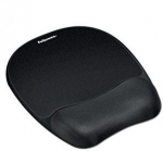 Kilimėlis Fellowes | Mouse pad with wrist pillow | 202 x 235 x 25.4 mm | Juodas
