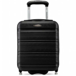 Kelioninis Zagatto Mažas kabininis lagaminas su ratukais 40x30x20 cm, tinkamas Wizz Air rankiniam bagažui, juodas