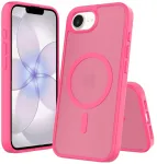SCREENOR ICY ekrano apsauga iPhone 16E/17E su MagSafe &ndash; rožinė