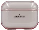 Evelatus Dėklas na ausinės Apple AirPods Pro TPU apsauginis dėklas permatomas Rožinė EVEAIRPPRTPCTP