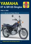 KNYGA Yamaha XT & SR125 (82 - 03) Haynes Repair Manual