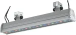 Sieninis &scaron;viestuvas 18x2W LED sieninis fasado &scaron;viestuvas WALLWASHER, aliuminio sp., RGB, dimeriuojamas, IP65