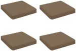 4 dalių sėdynės pagalvėlės VUGHT 4 pcs 100% poliesteris Taupe