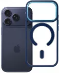 Dėklas Oem dangtelis, skirtas iPhone 18 Pro / 17 Pro Color Edge Mag Cover, suderinamas su MagSafe, titano-pilka