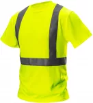 T Shirt Įspėjamieji mar&scaron;kinėliai, geltoni, M dydis