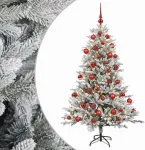 Dirbtinė kalėdinė eglutė su rutuliuku 120 cm 150 LED