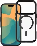 Dėklas ROAR futerał MAG BUMPER kompatybilny su MagSafe do IPHONE 18 Pro Max / 17 Pro Max juoda