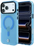 Dėklas BMW Sign Frosted IML & MetalL Logo MagSafe do iPhone 18 Pro Max / 17 Pro Max mėlyna