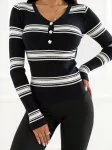 Italy Moda Sweter-IR-SW-57905.92-tamsiai mėlyna