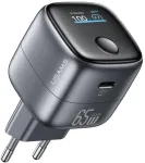 Įkroviklis jungiama į tinklą USAMS CC338 T75 65W GaN Smart Digital Ekranas Fast Charger USB-C tarnish