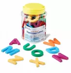 LEARNING RESOURCES JUMBO MAGNETYCZNE LITERY MAGNESY DO TABLICY NA LOD&Oacute;WKĘ