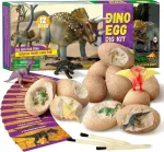 Dinozaurų kasinėjimo rinkinys QULKI, 12 kiau&scaron;inių