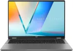 Ne&scaron;iojamas kompiuteris Asus Vivobook 16 Flip TP3607SH-RJ013W | Matinė pilka | 16 colių | OLED | Jutiklinis ekranas | 3K | 2880 x 1800 pikselių | Blizgus | Intel Core Ultra 7 | 258V | 32 GB | LPDDR5X | SSD disko talpa 1000 GB | Intel Arc Graphics | Wi ...