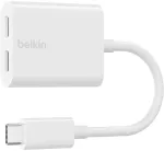 Belkin F7U081BTWH interface hub USB Type-C Baltas