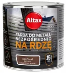 Altax dažai metalui ant rūdžių 0,25l rudos spalvos matinis ral 8016