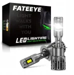 Wertteile H1 led canbus fateeye lemputės, labai stipri balta &scaron;viesa 6500k 20000lm