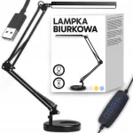 Emos Braižymo stalo lempa darbui mokykloje 3 spalvų Led reguliuojama galinga