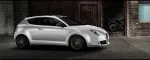 Mtc Automotive Alfa Romeo Mito nuo 2008 m. pritaikyti neslystantys automobiliniai kilimėliai su sustiprintais guminiais kulno apsaugos elementais ir tvirtinimo sagomis