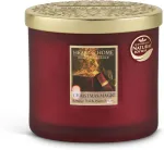Heart & Home - natūralaus sojų va&scaron;ko pagrindo kvapni žvakė namams - elipsė su 2 dagčiais Christmas Magic - degimo trukmė 40 valandų - dovana, dekoracija ir kvapas namams - stiklas
