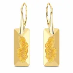 Diamond Sky Jewelry Sidabriniai auskarai moterims DiamondSky &bdquo;Growing Crystal II (Golden Shadow)&bdquo; su Swarovski kristalais