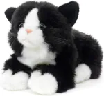 Mink&scaron;tas pliu&scaron;inis kačiukas, 20 cm, juodai baltas