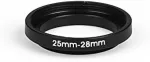 25 mm - 28 mm filtro adapteris Step-up adapteris filtro adapteris Step Up 25-28