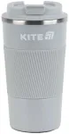 Termo puodelis Kite 510 ml, pilkas, su neslystančia danga