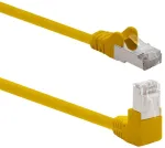&Scaron;akotuvas 1attack.de Cat.6 tinklo kabelis (sftp Pimf) 1000mbit/s Rj 45, 90 laipsnių kampo jungtis, suderinama su Cat5 Cat5e Cat6 Cat6a Cat7 Cat7a Cat8